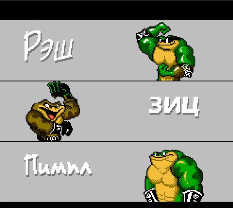 Battletoads - геймплей игры Dendy\NES